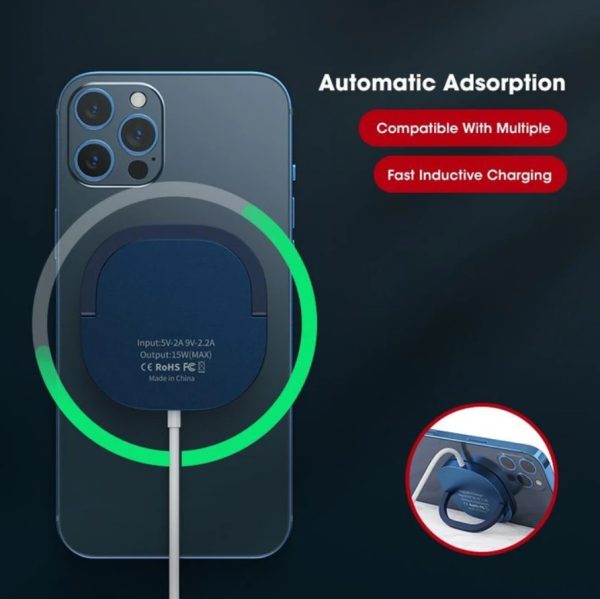 Wireless charging auto-adsorption